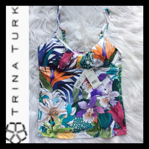 NWT Trina Turk Amazonia Tankini Top - Picture 6 of 12